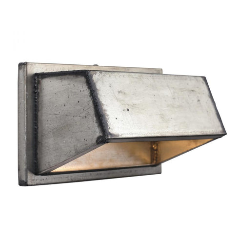 Varaluz Galvanic 1 Light Bat Wall Ombre Galvanized Model: 344B01OG