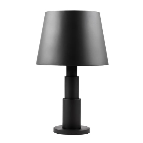Varaluz Giustino 3 Light Table Lamp in Matte Black Model: 504T03MB