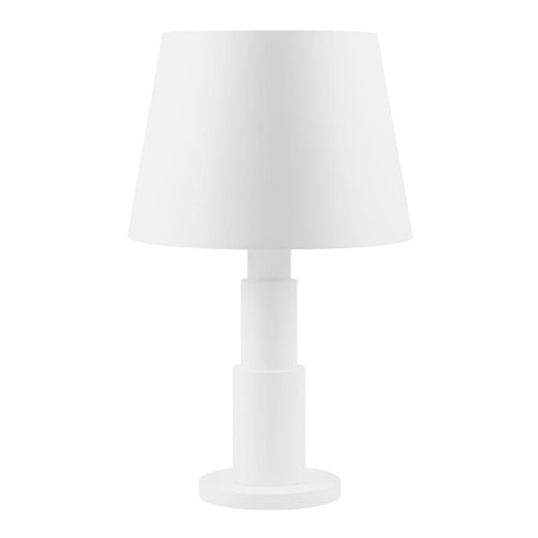 Varaluz Giustino 3 Light Table Lamp in Matte White Model: 504T03MW