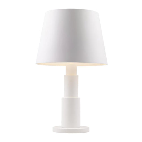 Varaluz Giustino 3 Light Table Lamp in Matte White Model: 504T03MW