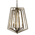 Varaluz Gymnast 6 Light Foyer Pendant in Havana Gold Model: 262F06HG