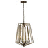 Varaluz Gymnast 6 Light Foyer Pendant in Havana Gold Model: 262F06HG