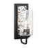 Varaluz Hammer Time 1 Light Sconce Carbo Polished Model: 371W01CBPS