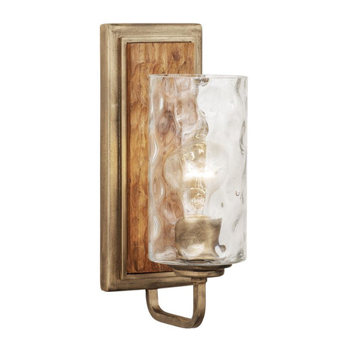 Varaluz Hammer Time 1 Light Sconce Havana Gol Model: 371W01HGC