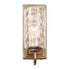 Varaluz Hammer Time 1 Light Sconce Havana Gol Model: 371W01HGC