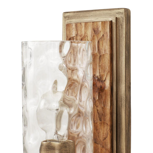 Varaluz Hammer Time 1 Light Sconce Havana Gol Model: 371W01HGC