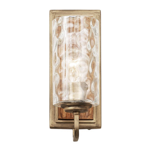 Varaluz Hammer Time 1 Light Sconce in Havana Gol Cinnamon Model: 371W01HGC