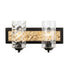 Varaluz Hammer Time 2 Light Bath Carbo French Gold Model: 371B02CBFG