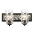 Varaluz Hammer Time 2 Light Bath Carbo Polished Model: 371B02CBPS
