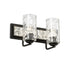 Varaluz Hammer Time 2 Light Bath Carbo Polished Model: 371B02CBPS