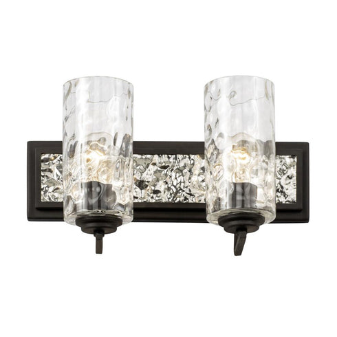 Varaluz Hammer Time 2 Light Bath Carbo Polished Model: 371B02CBPS