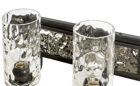 Varaluz Hammer Time 2 Light Bath Carbo Polished Model: 371B02CBPS