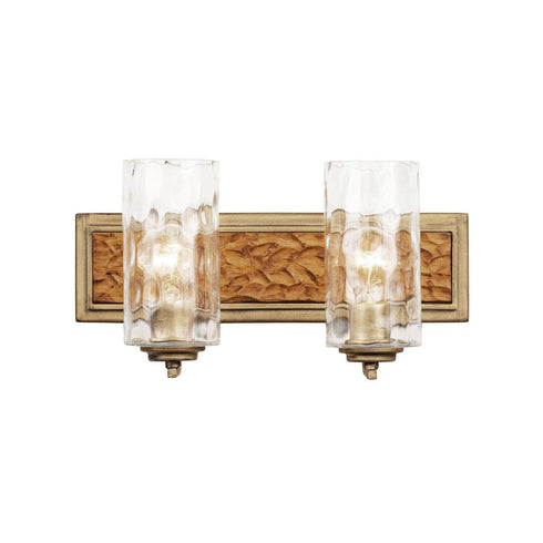 Varaluz Hammer Time 2 Light Bath Havana Gol Model: 371B02HGC