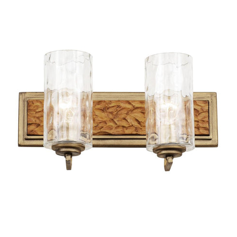 Varaluz Hammer Time 2 Light Bath Havana Gol Model: 371B02HGC