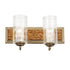 Varaluz Hammer Time 2 Light Bath Havana Gol Model: 371B02HGC