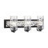 Varaluz Hammer Time 3 Light Bath Carbo Polished Model: 371B03CBPS