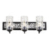 Varaluz Hammer Time 3 Light Bath Carbo Polished Model: 371B03CBPS