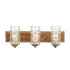 Varaluz Hammer Time 3 Light Bath Havana Gol Model: 371B03HGC