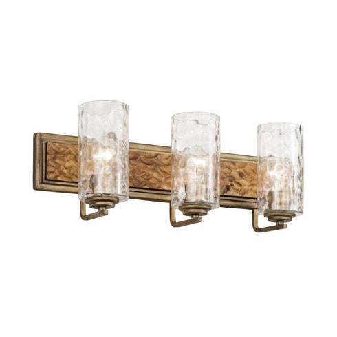 Varaluz Hammer Time 3 Light Bath Havana Gol Model: 371B03HGC