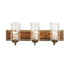 Varaluz Hammer Time 3 Light Bath Havana Gol Model: 371B03HGC
