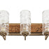 Varaluz Hammer Time 3 Light Bath Havana Gol Model: 371B03HGC