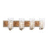 Varaluz Hammer Time 4 Light Bath Havana Gol Model: 371B04HGC