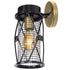 Varaluz Harlequin 1 Light Bath Fixture in Warm Bronze/Gold Finish Model: 612630