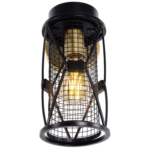Varaluz Harlequin 1 Light Bath Fixture in Warm Bronze/Gold Finish Model: 612630