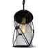 Varaluz Harlequin 1 Light Pendant in Warm Bronze/Gold Finish Model: 612610