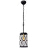 Varaluz Harlequin 1 Light Pendant in Warm Bronze/Gold Finish Model: 612610