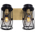 Varaluz Harlequin 2 Light Bath Fixture in Warm Bronze/Gold Finish Model: 612640