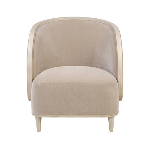 Varaluz Hayworth Accent Chair Ash Blon Mushroom Mohair in Ash Blond/Mushroom Mohair Finish Model: 510CH28A