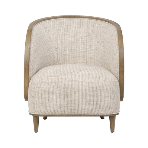 Varaluz Hayworth Accent Chair Harvest Oa Sand in Harvest Oak/Sand Finish Model: 510CH28B