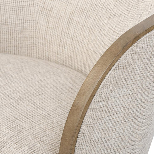Varaluz Hayworth Accent Chair Harvest Oa Sand in Harvest Oak/Sand Finish Model: 510CH28B