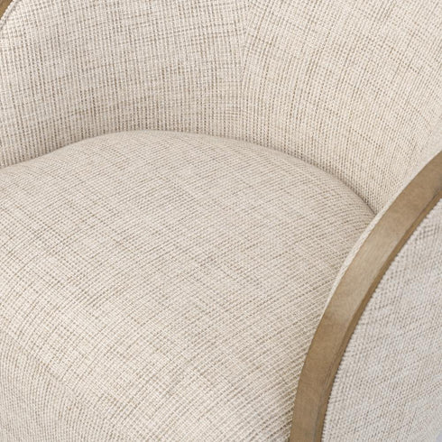 Varaluz Hayworth Accent Chair Harvest Oa Sand in Harvest Oak/Sand Finish Model: 510CH28B
