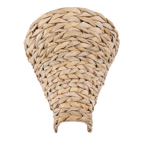 Varaluz Hilton Head 1 Light Sconce French Gol Natural Seagrass in French Gold/Natural Seagrass Finish Model: 502W01FGN
