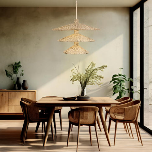 Varaluz Hilton Head 15 Light 3 Tier Pendant French Gol Natural Seagrass in French Gold/Natural Seagrass Finish Model: 502P15FGN