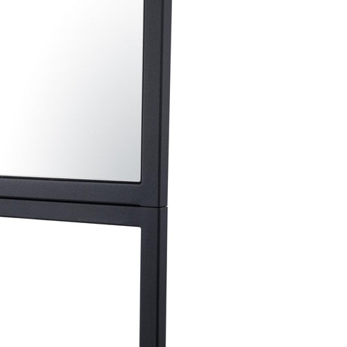 Varaluz Hopscotch 20x64 Floo Wall Mirror in Black Model: 459MI20BL