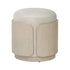 Varaluz Hutton Ottoman Ashe Blonde Oa Ecru in Ashe Blonde Oak/Ecru Finish Model: 513CH17B