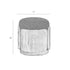 Varaluz Hutton Ottoman Ashe Blonde Oa Ecru in Ashe Blonde Oak/Ecru Finish Model: 513CH17B