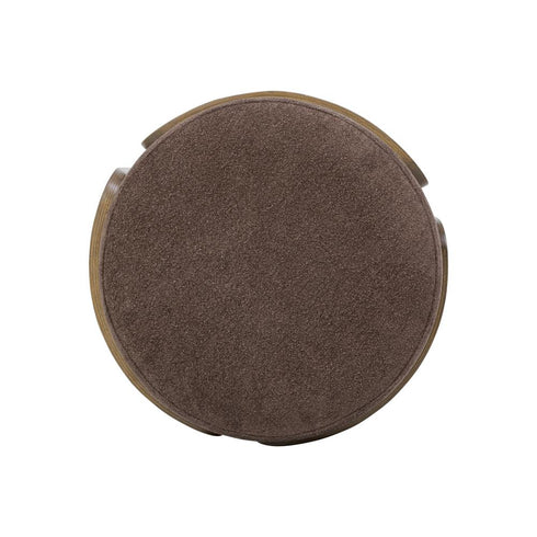 Varaluz Hutton Ottoman Harvest Oa Chocolate in Harvest Oak/Chocolate Finish Model: 513CH17C