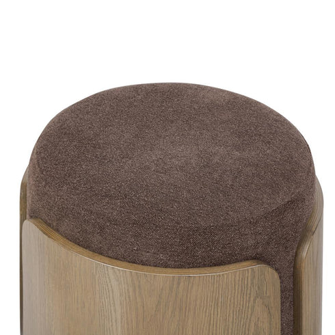 Varaluz Hutton Ottoman Harvest Oa Chocolate in Harvest Oak/Chocolate Finish Model: 513CH17C