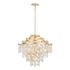 Varaluz Kalani 10 Light Chandelier French Gold Model: 377C10FG