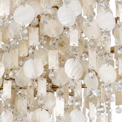 Varaluz Kalani 10 Light Chandelier French Gold Model: 377C10FG