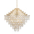 Varaluz Kalani 16 Light Chandelier French Gold Model: 377C16FG