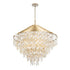 Varaluz Kalani 16 Light Chandelier French Gold Model: 377C16FG
