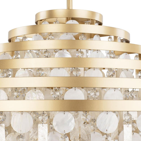 Varaluz Kalani 16 Light Chandelier French Gold Model: 377C16FG