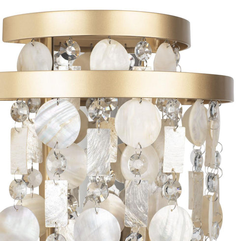 Varaluz Kalani 2 Light Sconce French Gold Model: 377W02FG