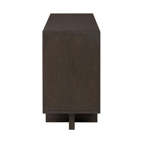 Varaluz Kalen Credenza Aged Barre Dark Brown Oak in Aged Barrel/Dark Brown Oak Finish Model: 507ST78A