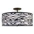 Varaluz Kato 5 Light Convertible Semi Flus Pendant Model: 348S05CB